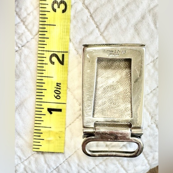 Solid Sterling Silver Tiffany & Co Vintage Belt Buckle and Belt